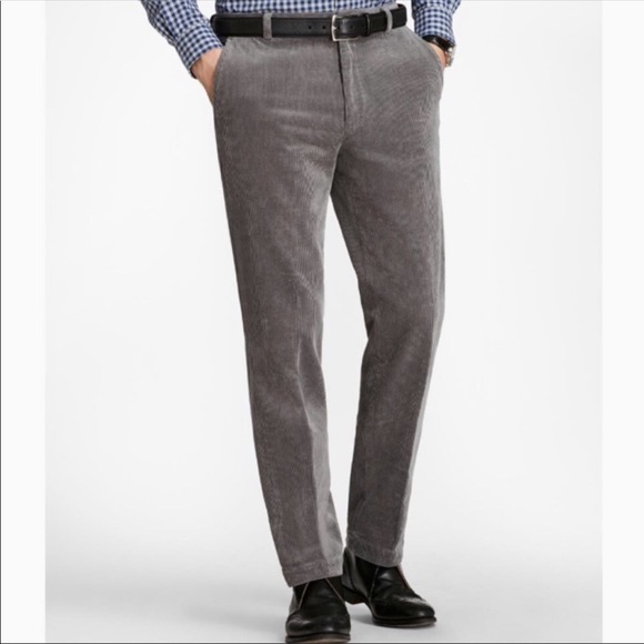 Brooks Brothers Other - Brooks Brothers Dark Gray Clark Corduroy 32x32 NWT